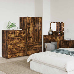 vidaXL Storage Cabinets 80 x 48 x 105 cm Engineered Wood Smoked Oak 1