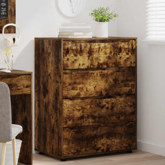 vidaXL Storage Cabinets 80 x 48 x 105 cm Engineered Wood Smoked Oak 5