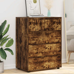 vidaXL Storage Cabinets 80 x 48 x 105 cm Engineered Wood Smoked Oak 6