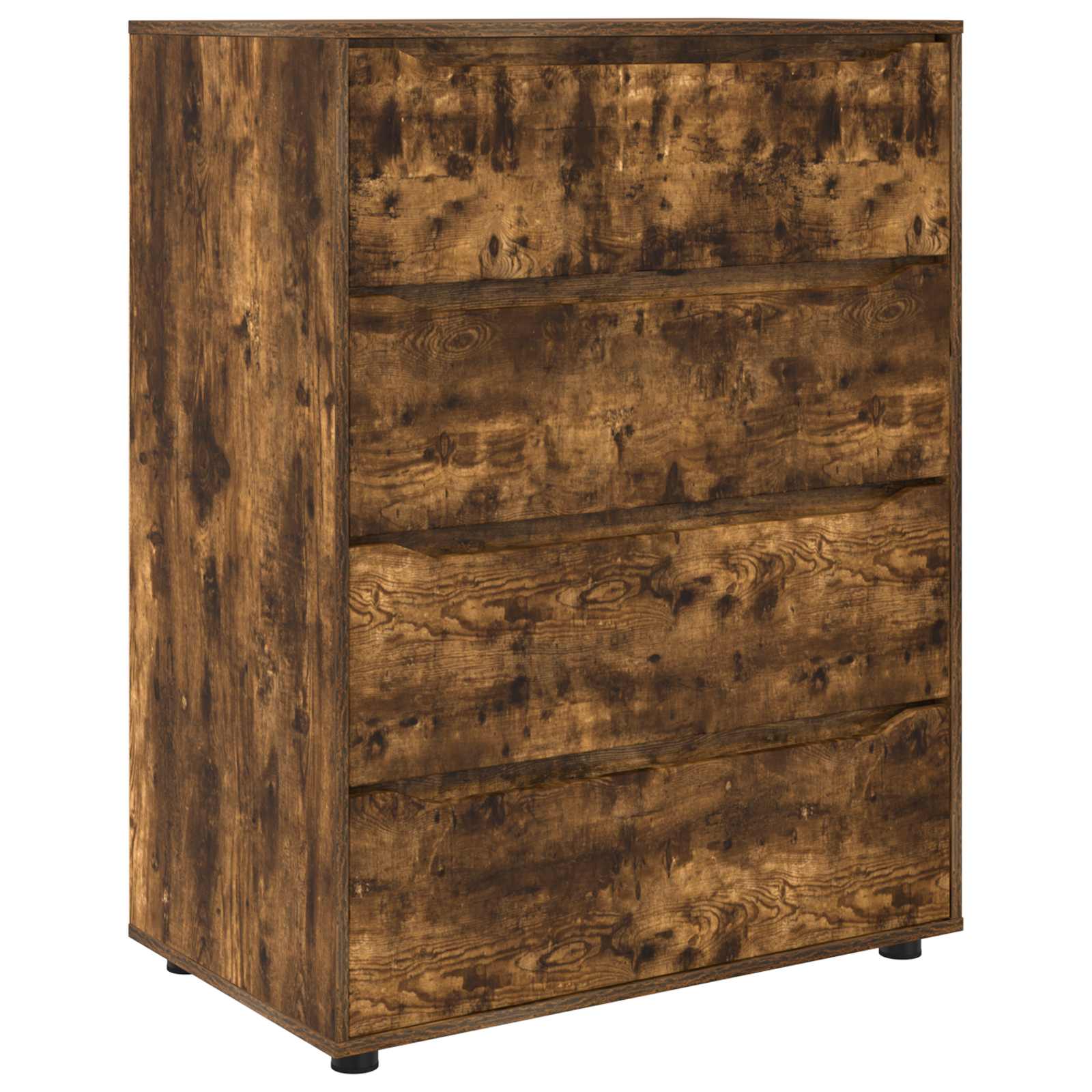 vidaXL Storage Cabinets 80 x 48 x 105 cm Engineered Wood Smoked Oak 2
