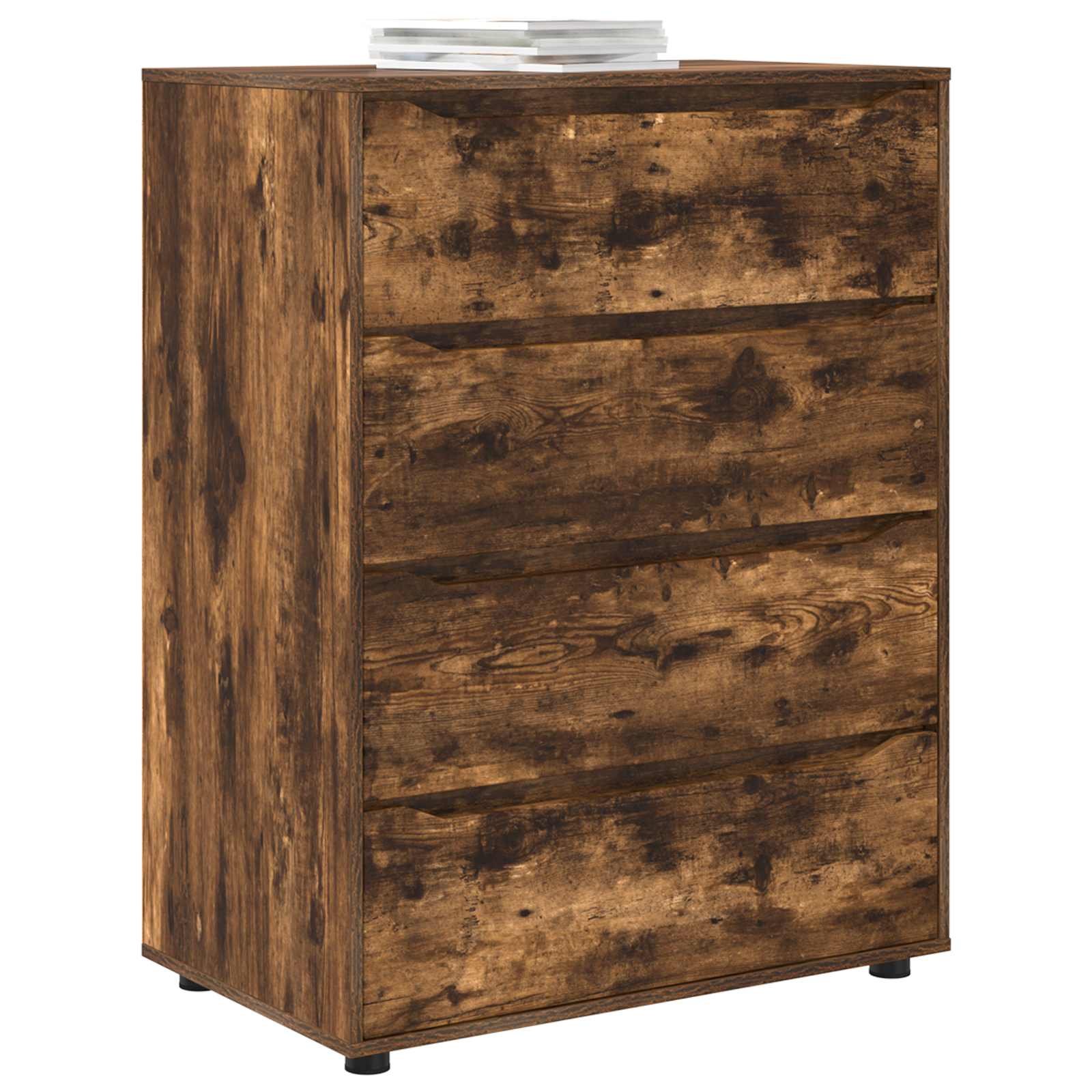 vidaXL Storage Cabinets 80 x 48 x 105 cm Engineered Wood Smoked Oak 3