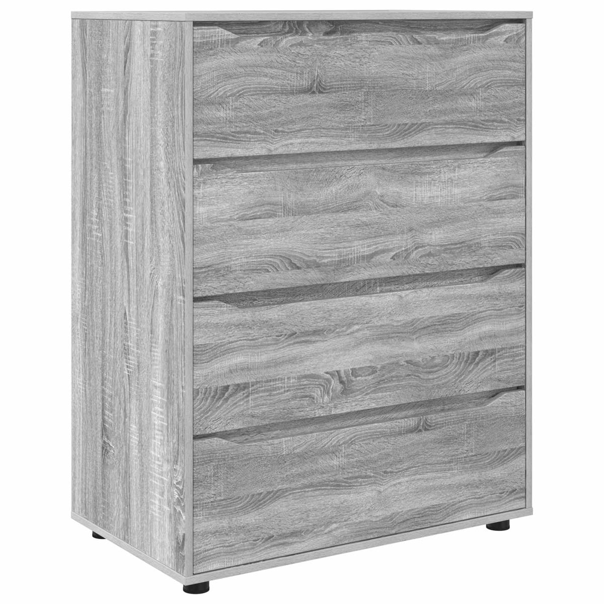 Storage Cabinets 80 x 48 x 105 cm Engineered Wood Depth 48 cm Height 105 cm Width 80 cm Grey sonoma