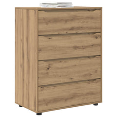 Storage Cabinets 80 x 48 x 105 cm Engineered Wood Depth 48 cm Height 105 cm Width 80 cm Artisan oak