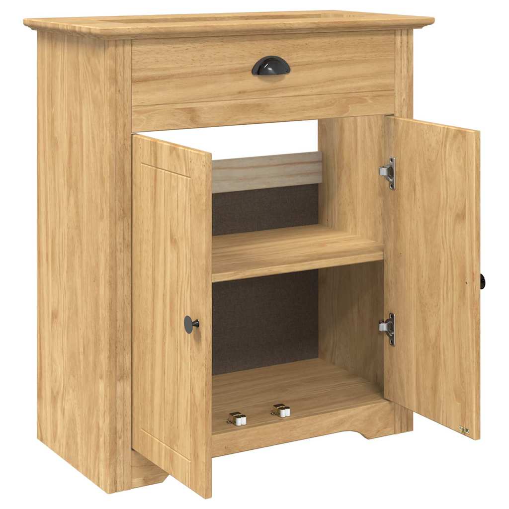 Bathroom Sink Cabinet "BODO" 70x35x80 cm Honey brown