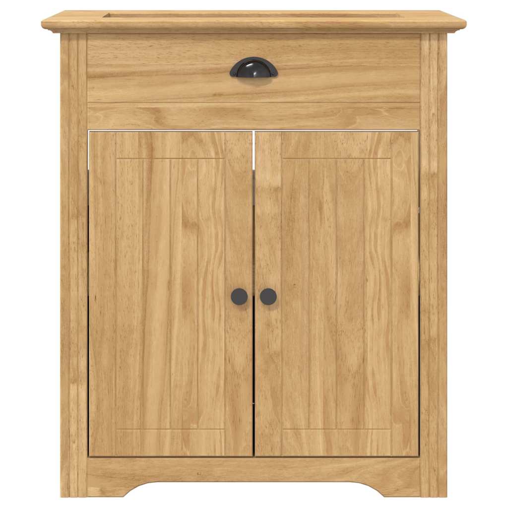Bathroom Sink Cabinet "BODO" 70x35x80 cm Honey brown