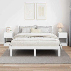vidaXL End Table 2 pcs White 30.5 x 30 x 45 cm Engineered Wood 4
