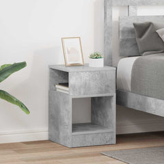 vidaXL End Table 2 pcs Concrete Grey 30.5 x 30 x 45 cm Engineered Wood 1