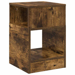 vidaXL End Table 2 pcs Smoked Oak 30.5 x 30 x 45 cm Engineered Wood 5