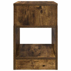 vidaXL End Table 2 pcs Smoked Oak 30.5 x 30 x 45 cm Engineered Wood 6