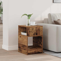 vidaXL End Table Old Wood 30.5 x 30 x 45 cm Engineered Wood 1