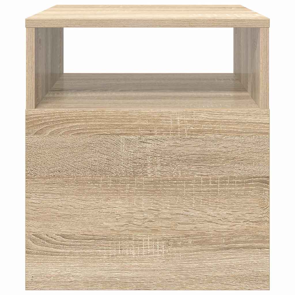 vidaXL End Table Sonoma Oak 40.5 x 40 x 45 cm Engineered Wood 6