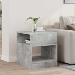 vidaXL End Table Concrete Grey 40.5 x 40 x 45 cm Engineered Wood 1