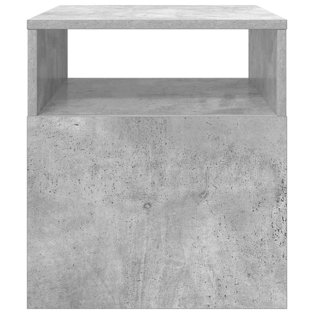 vidaXL End Table Concrete Grey 40.5 x 40 x 45 cm Engineered Wood 6
