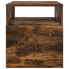 vidaXL End Table Smoked Oak 40.5 x 40 x 45 cm Engineered Wood 6