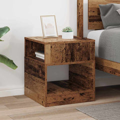 vidaXL End Table Old Wood 40.5 x 40 x 45 cm Engineered Wood 4