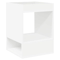 vidaXL End Table White 40 x 40 x 56 cm Engineered Wood 2