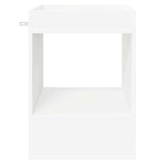 vidaXL End Table White 40 x 40 x 56 cm Engineered Wood 5