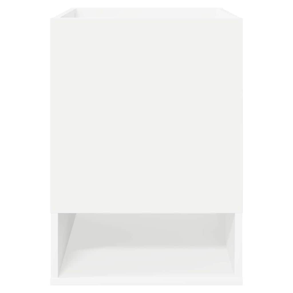 vidaXL End Table White 40 x 40 x 56 cm Engineered Wood 6