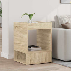 vidaXL End Table Sonoma Oak 40 x 40 x 56 cm Engineered Wood 1