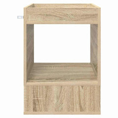 vidaXL End Table Sonoma Oak 40 x 40 x 56 cm Engineered Wood 5