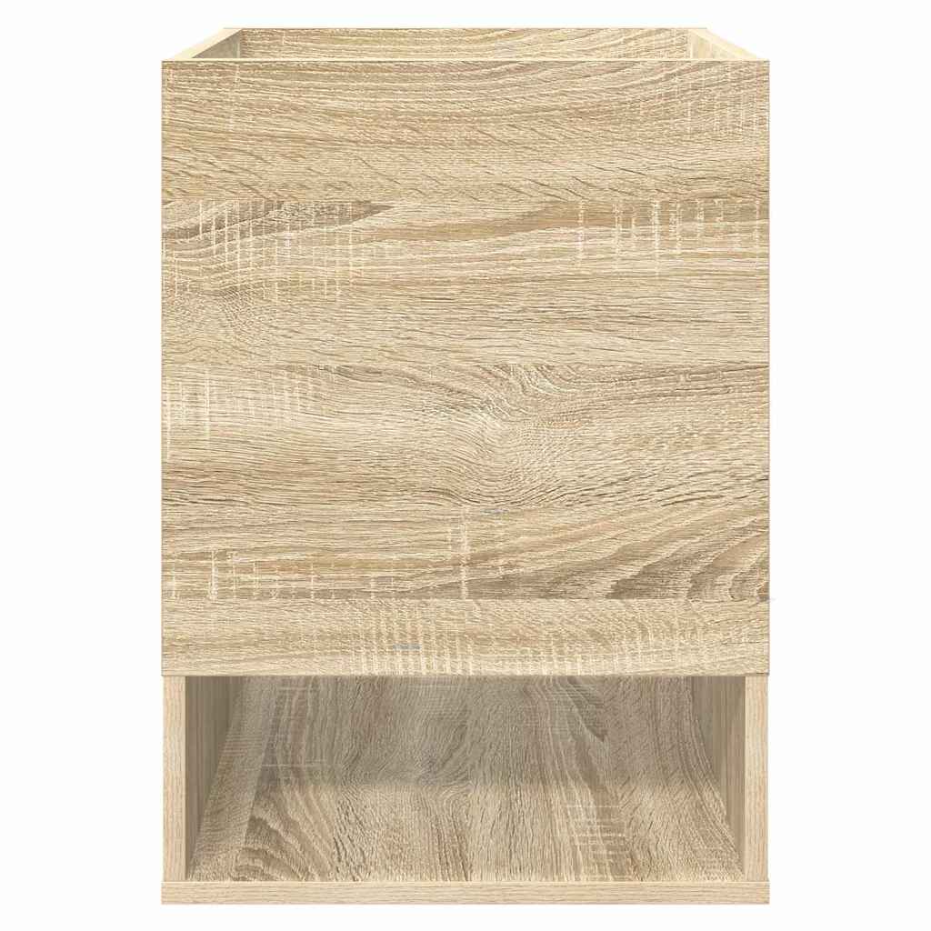vidaXL End Table Sonoma Oak 40 x 40 x 56 cm Engineered Wood 6