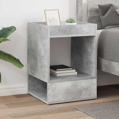 vidaXL End Table Concrete Grey 40 x 40 x 56 cm Engineered Wood 4