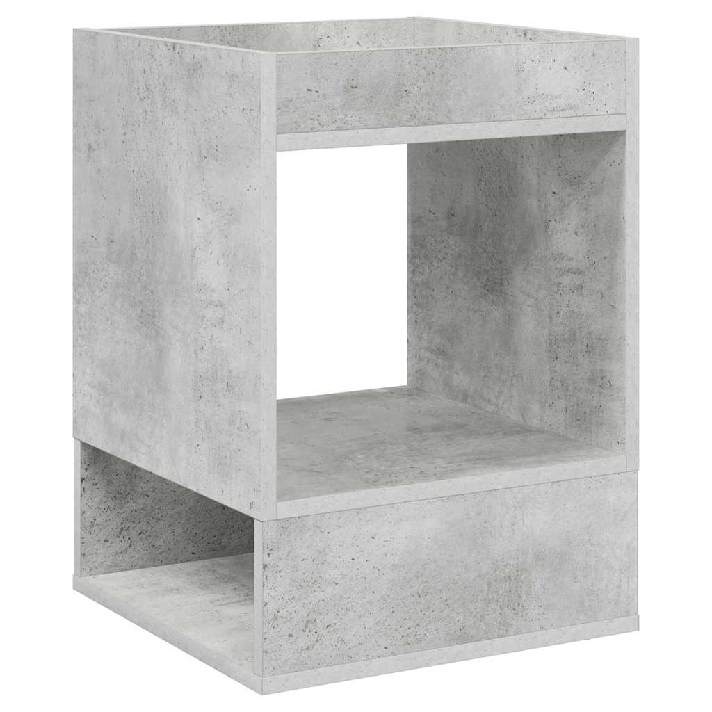 vidaXL End Table Concrete Grey 40 x 40 x 56 cm Engineered Wood 2