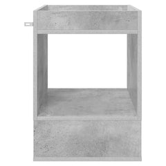 vidaXL End Table Concrete Grey 40 x 40 x 56 cm Engineered Wood 5