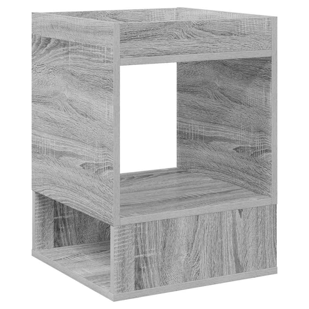 vidaXL End Table Grey Sonoma 40 x 40 x 56 cm Engineered Wood 2