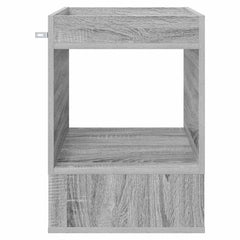 vidaXL End Table 2 pcs Grey Sonoma 40 x 40 x 56 cm Engineered Wood 6