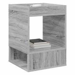 vidaXL End Table 2 pcs Grey Sonoma 40 x 40 x 56 cm Engineered Wood 3