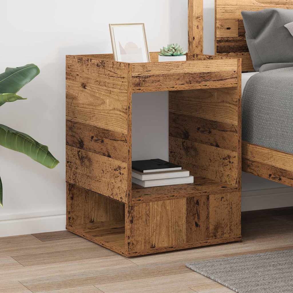vidaXL End Table Old Wood 40 x 40 x 56 cm Engineered Wood 4