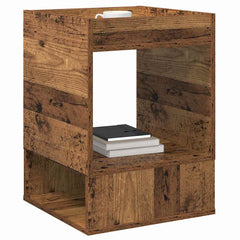 vidaXL End Table 2 pcs Old Wood 40 x 40 x 56 cm Engineered Wood 3