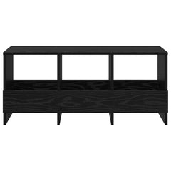 vidaXL Magazine Rack Black Oak 102 x 30 x 45 cm 6