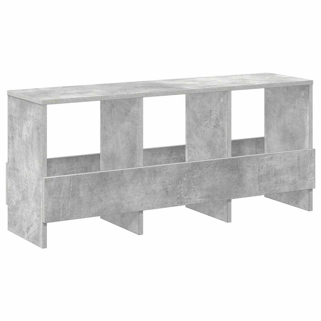 vidaXL Magazine Rack Concrete Grey 102 x 30 x 45 cm 2
