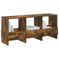 vidaXL Magazine Rack Smoked Oak 102 x 30 x 45 cm 3