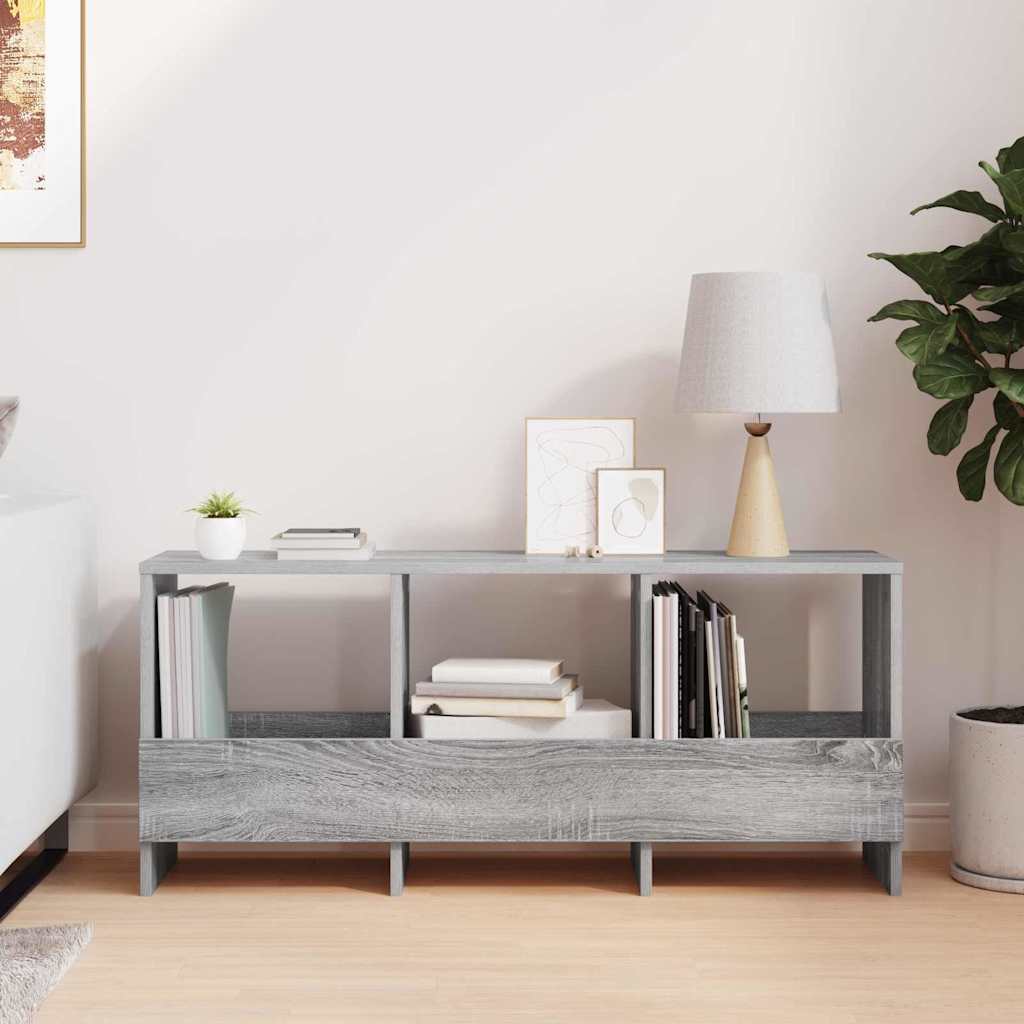 vidaXL Magazine Rack Grey Sonoma 102 x 30 x 45 cm 4