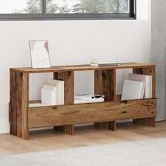 vidaXL Magazine Rack Old Wood 102 x 30 x 45 cm 1