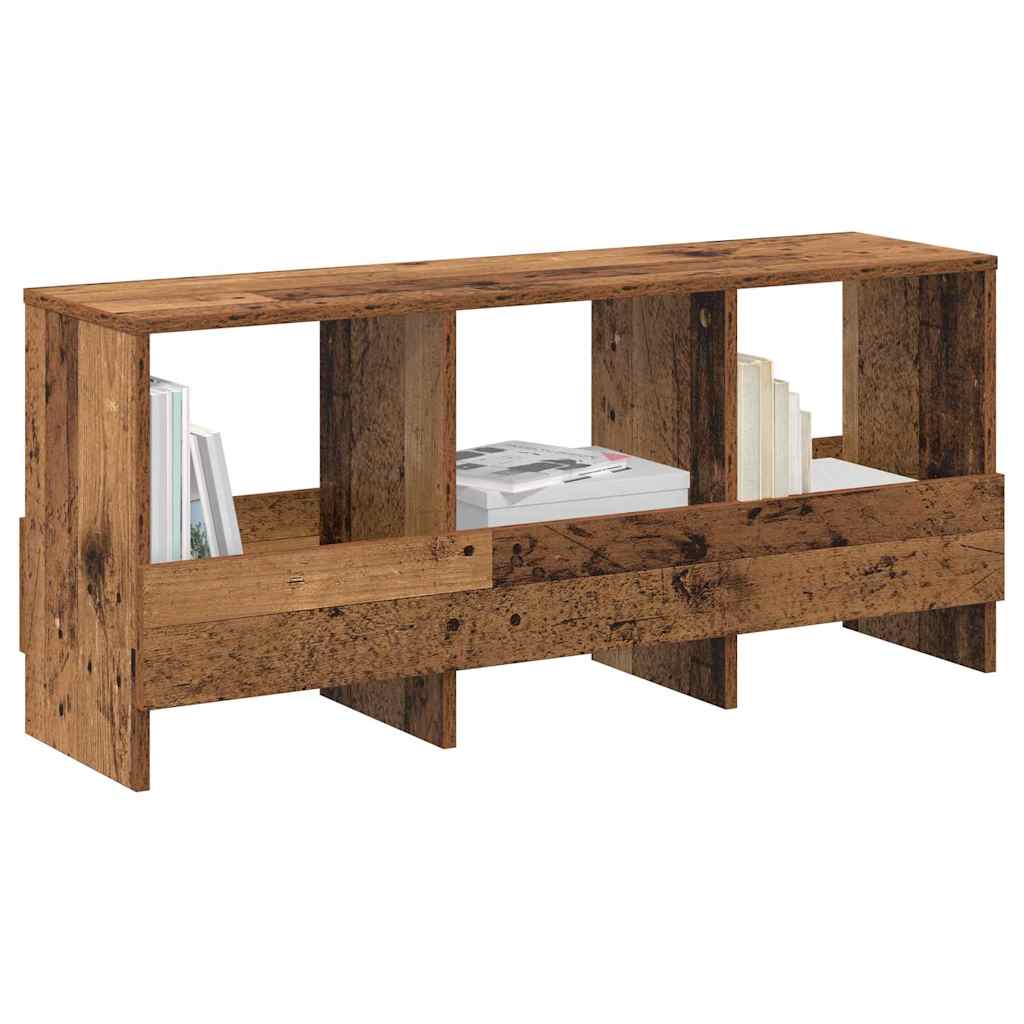 vidaXL Magazine Rack Old Wood 102 x 30 x 45 cm 3