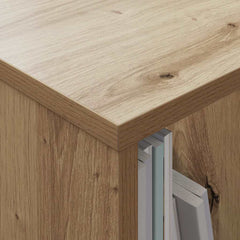 vidaXL Magazine Rack Artisan Oak 102 x 30 x 45 cm 5