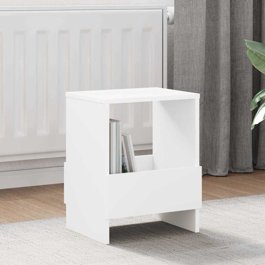 vidaXL Magazine Rack 2 pcs White 35 x 30 x 45 cm 1