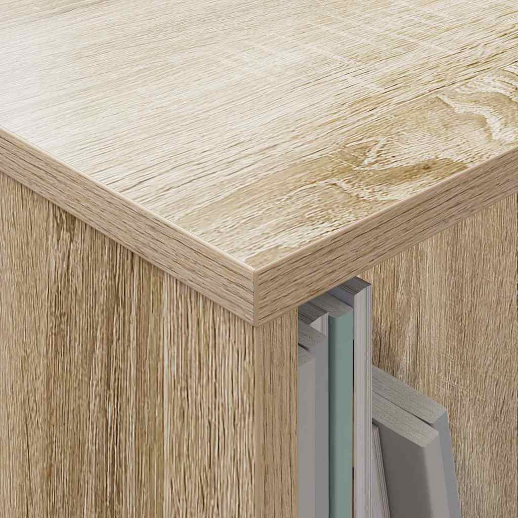 vidaXL Magazine Rack 2 pcs Sonoma Oak 35 x 30 x 45 cm 5