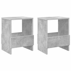 vidaXL Magazine Rack 2 pcs Concrete Grey 35 x 30 x 45 cm 2