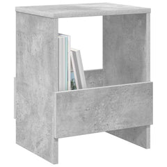 vidaXL Magazine Rack 2 pcs Concrete Grey 35 x 30 x 45 cm 3
