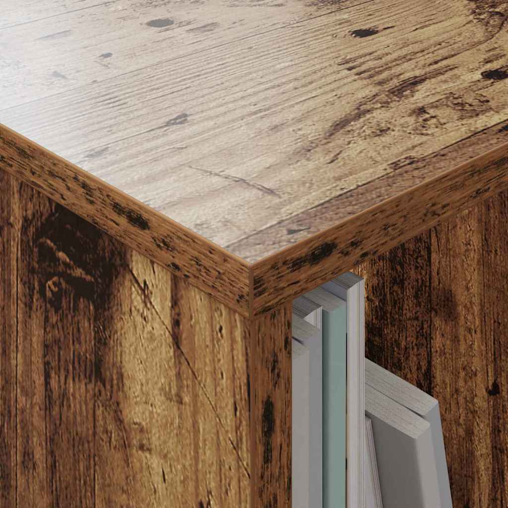 vidaXL Magazine Rack 2 pcs Old Wood 35 x 30 x 45 cm 5