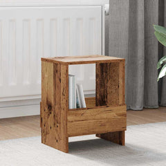 vidaXL Magazine Rack 2 pcs Old Wood 35 x 30 x 45 cm 1