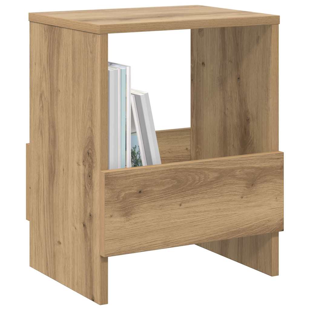 vidaXL Magazine Rack 2 pcs Artisan Oak 35 x 30 x 45 cm 3