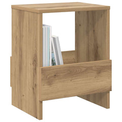vidaXL Magazine Rack 2 pcs Artisan Oak 35 x 30 x 45 cm 3