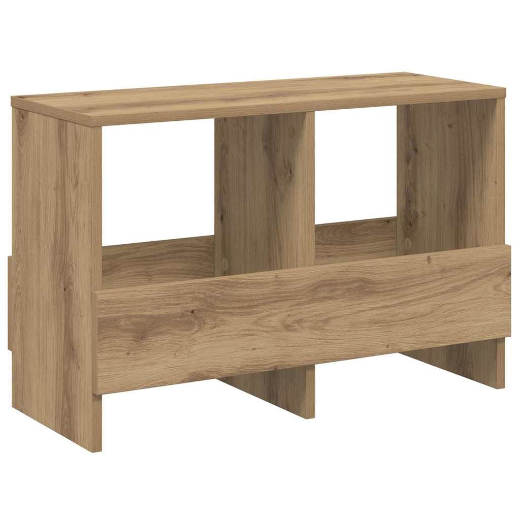 vidaXL Magazine Rack Artisan Oak 68.5 x 30 x 45 cm 2