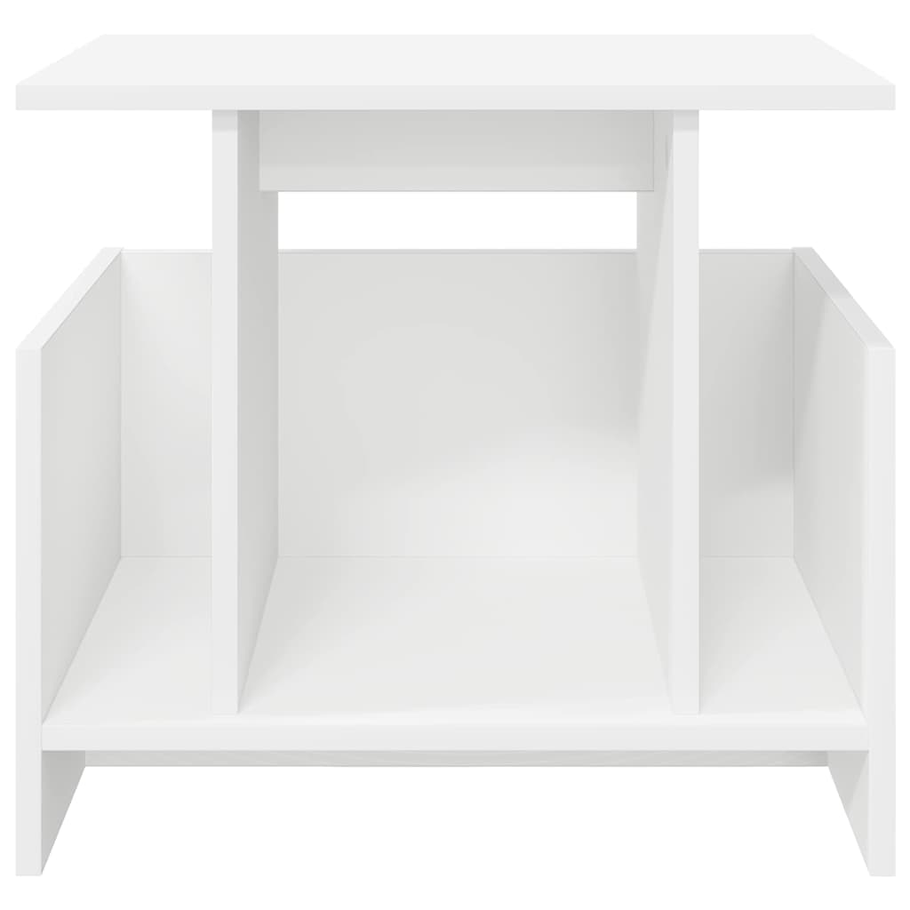 vidaXL TV Stand 50 x 35 x 45 cm White Engineered Wood 5